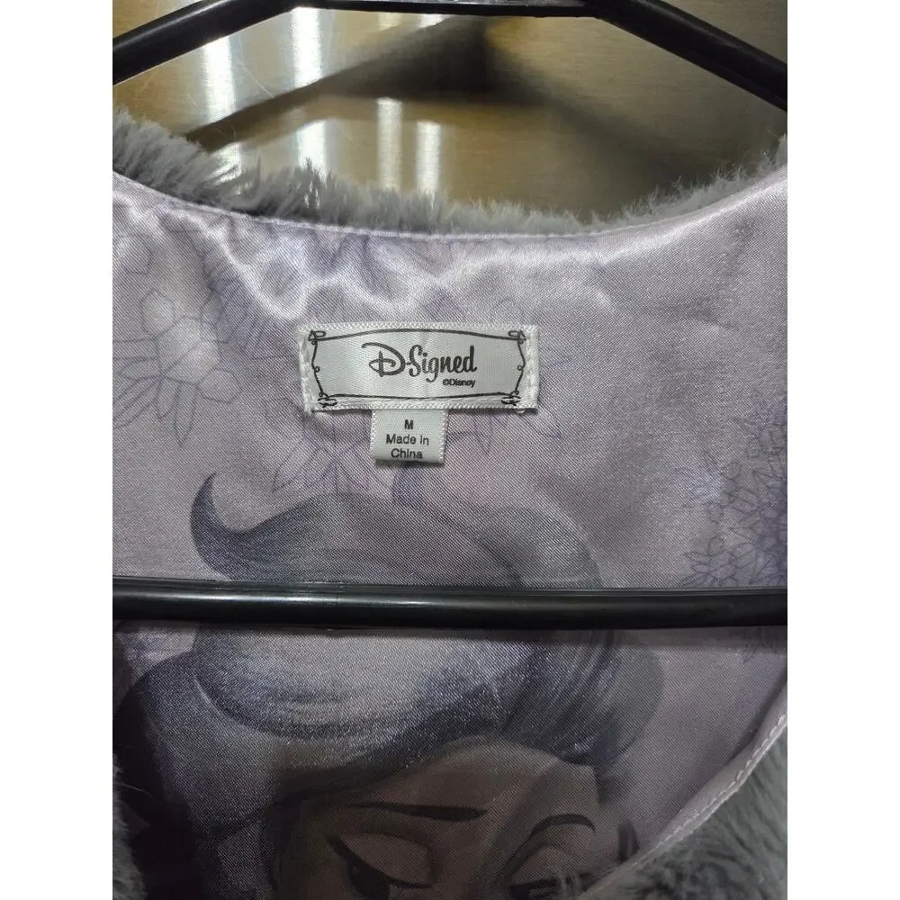 Fuzzy Gray Frozen Vest - Disney - M